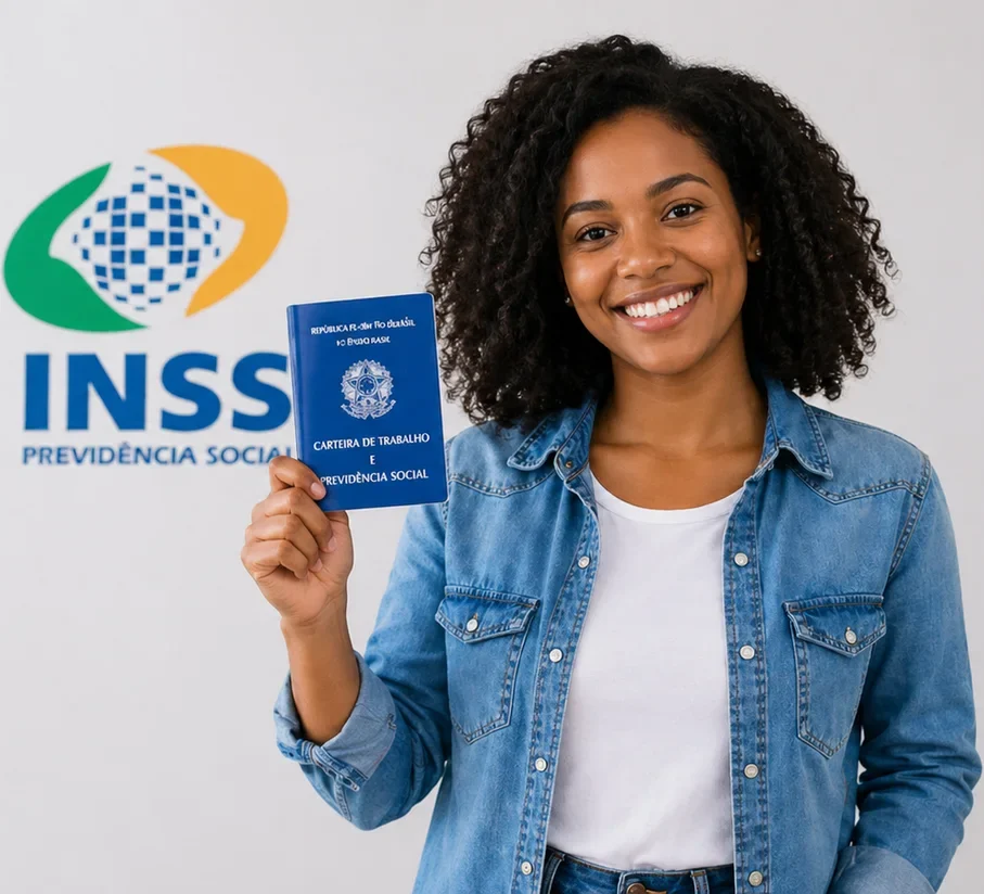 Trabalhadora com Carteira de Trabalho